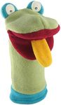 Cate & Levi - Fleece Hand Puppet - Handmade in Canada - Great for Storytelling (Frog)