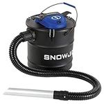 Snow Joe ASHJ201 4.8-Gallon 4-Amp Ash Vacuum w/Metal Storage Tank & Hose, Filters, Cord Organizer