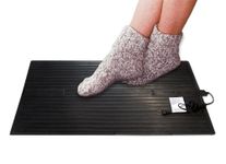 Cozy Products FW Electric Foot Warmer Mat, 21" x 14", Black