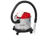 Einhell 2361701 Cordless Ash Vacuum Cleaner 18V TE-AV 18/15 Li C-Solo Power X-Change (Li-Ion, 18V, 100 mbar Suction Power, 15 L, Filter Cleaning System, Battery and Charger Not Included)