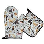 Mingnei Puppy Pet Dog Oven Mitts an