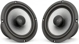 Amagkon 6.5Inch Two Way Coaxial Car Audio Speaker, Mica Wood Cone,110Watt Max 4Ohm 50-20KHz Frequency Response for Car Component Stereo, High-Efficiency Speaker for OEM Power, Pair