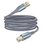 ANMIEL USB Printer Cable 3M USB Printer Cord Premium Durable USB 2.0 Type A Male to B Male Scanner Cable High Speed Printer Cable for HP, Canon, Dell, Epson, Lexmark, Xerox and More