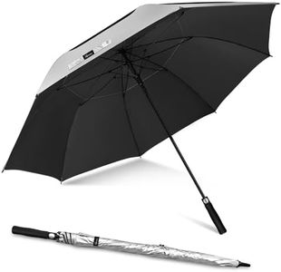 NINEMAX Golf Umbrella 68/62/ Inch UV Protection Large Umbrellas Windproof Double Canopy, Automatic Open Umbrellas