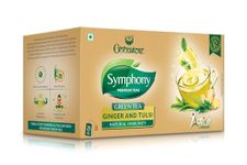 Goodricke Symphony Green Tea Ginger & Tulsi - 25 Tea Bags | Detoxification & Boost Immunity | Increases Metabolism