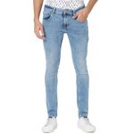 Spykar Men's Super Skinny Low Rise Jeans Light Blue