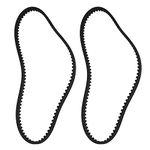 ECSiNG 2X Lawnmower Drive Belt Compatible with Stiga Park 95 Combi Deck 9585-0164-01 HTD800-8M-12 100-Teeth 8mm Tooth Pitch 12mm Width 800mm Circumference Rubber Black Synchronous