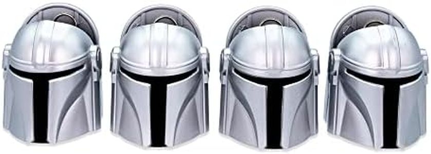 Star Wars: The Mandalorian Helmet Heavy Duty Chip Clips, Set of 4 | Plastic Bag Clamps for Snacks and Food Storage with Air Tight Seal Grip | Useful Home & Kitchen Decoration Essentials