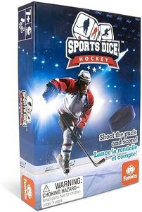 FoxMind Games: Sports Dice Hockey, Shoot The Puck and Beat The goaltender to Score, Easy to Learn, Fun to Play, Up to 4 Players, for Ages 7 and up