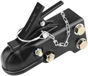 METOWARE 2-5/16" Heavy Duty Channel-Mount Adjustable Trailer Coupler, Capacity 15,000LBS