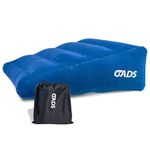 Inflatable Wedge Pillow for Traveling & Sleeping – Portable Travel Wedge, Inflatable Bed Wedge for Sleep Apnea & Acid Reflux Relief, Blow Up Support Pillow