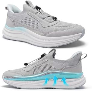 Women's Orthopedic Sneakers: Comfort Orthotic Arch Support Pain Relief Plantar Fasciitis Diabetic Heel Spur Walking Shoes, Fit Leisure Travel Driving Hiking Road Running Shoes Grey Mint Size 7.5