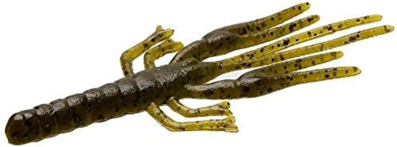 Zoom Bait Big Critter Craw Bait-Pack of 10 (Green Pumpkin, 5-Inch)