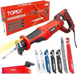 TOPEX Reciprocating Saw & 34 Piece 