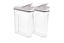 Oxo Softworks Cereal Keeper, (2 Pack) Pop Cereal Dispenser Set 4.5qt/4.2L Each