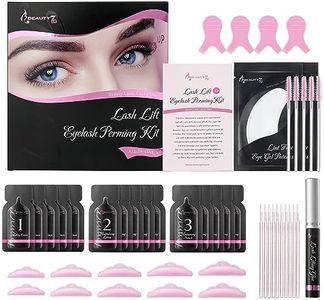 Beauty7 Upgrade 2024 Lash Lift Kit Eyelash Perming Kit Long Lasting Eye Lash Lifting Set Eyelash Perm Kit Eyelash Extension Lifting Semi-Permanent Curling Perming Wave Lash Lifting Kit For Home Salon DIY 5 Times