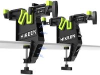 Hikeen Ski Snowboard Vises for Tuning,Adjustable Stable Snowboard Vice Grips,Ski Tuning Vise with Non-Slip Rubber Pads for Waxing in Horizontal Vertical & 45° Working Positions,2 Pieces Set