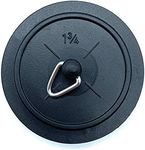 Replacement Basin/Sink Plug (Large 1 3/4" (45mm), Black)