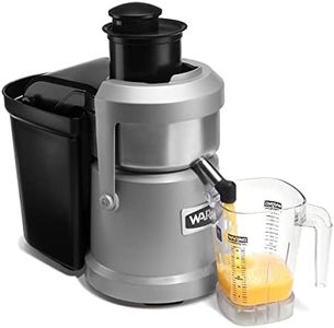 Waring Commercial Waring Products WJX80 120V 1.2HP HD Pulp Eject Juice Extractor, Stainless steel