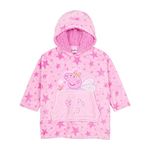 Peppa Pig Hoodie For Girls, Oversized Warm Fleece Hoodie Blanket (2-4 Years) Pink