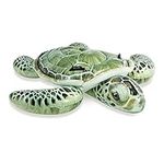 Intex 57555EP Realistic Sea Turtle Inflatable Ride-On Pool Float with Handles