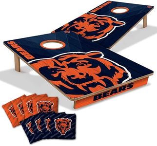 YouTheFan NFL Chicago Bears 2’ x 3’ Wood Cornhole Game with Logo Bags
