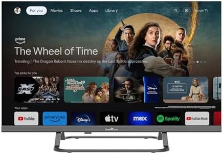 Smart Tech TV LED HD 24" (60 cm) Smart TV Google 24HG01VC Chargeur de véhicule 12v fourni, HDMI, USB, Résolution: 1366 * 768, modèle 2024