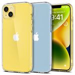 Spigen Case for iPhone 14 Case: Ultra Hybrid [Mil-Grade Certified], [Anti-Yellowing] Slim and Lightweight for iPhone 14 Case - Crystal Clear