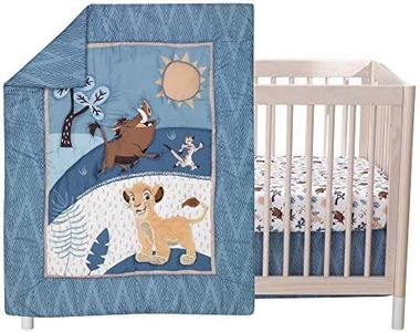 Lambs & Ivy Lion King Adventure 3Piece Baby Crib Bedding Set, Blue