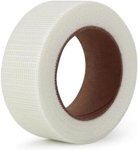 LLPT Drywall Repair Fiberglass Joint Tape 2” x 100 Ft Industrial Grade Extra Strength Fiber Mesh Heavy Duty Self Adhesive for Seam Patch Wall Crack Seam Repair Color White (DRF210)
