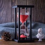 Hourglass Timer with Red Sand, 60 M