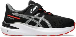 ASICS Kid's GT-1000 13 Pre-School Running Shoes, K11, Black/Fiery RED