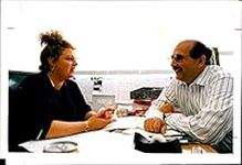 Costco's Moulton with Grocery Buyer Sharon Stevenson - Vintage Press Photo