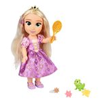 Disney Princess Rapunzel Singing Doll 35 cm Sings I See The Light, Includes Accessories for More Fun, Perfect Girls from 3 Years, Purple