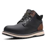 Mens Snow Boots Hight Top Winter Boots Outdoor Warm Casual Sneakers Waterproof Shoes