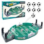 EACHHAHA Tabletop Football Game,Mini Table Soccer Game, Parent-child interactive games,Table Football Board Games Toys Gifts Christmas Birthday Family Party Game for Kids Adults(6 Footballs)