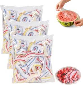 Disposable Stretch Food Covers for Bowls & Plates, White-300PCS