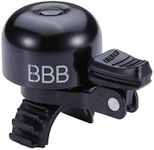 BBB Cycling Bike Bell Bicycle Bell Handlebar Loud Clear Sound Bell for Road Mountain and Racing Bikes Adults Loud & Clear Deluxe BBB-15,Black