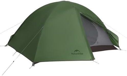 Naturehike 4 Season 2 Person Tent, All Seasons Use Camping Tent, Double Layer Waterproof Hiking Tent (Green)