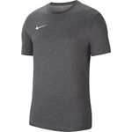 NIKE Men's M Nk Dry Park20 Tee T Shirt, Charcoal Heathr/White, XL UK