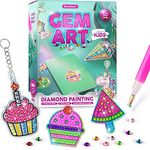 Gem Diamond Painting Kit for Kids - Arts and Crafts for Girls & Boys Ages 6-12 - Craft Kits Art Set - Supplies for Painting - Best Tween Paint Gift Ideas for Kids Activities Age 4 5 6 7 8 9 10