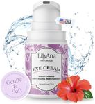 LilyAna Naturals Eye Cream for Dark Circles and Puffiness, Under Eye Cream for Wrinkles and Bags, Anti Aging Eye Cream helps Improve Dryness; for Sensitive Skin (Bottle, 0.5 Ounce (Pack of 1))