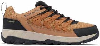 Columbia Men's Strata Trail Low Waterproof Hiking Shoe, Elk/Spice, 11
