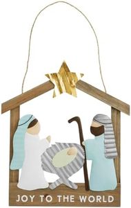 Mud Pie Christmas Nativity Door Hanger