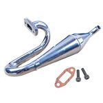 Parts & Accessories New Aluminum Tuned Exhaust Pipe 1/5 Baja Replacement Parts for RC Redcat Rampage MT HSP SHELETON Monster Truck Gasoline Power