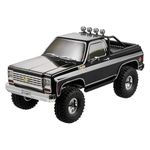 FMS 1/10 RC Crawler FCX10 Chevy K5 Blazer RC Car Officially Licensed RC Car Model RC Pickup Truck Hobby RC Offroad Rock Truck DIG/4WD/FWD 11CH 2.4GHz RC Model Car Remote Control Car for Adults (Black)