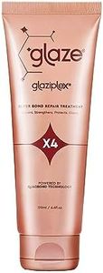 Glaze GlaziPlex Super Bond Repair Hair Treatment, 120ml. 4-in-1 Deep Conditioning Hair Mask Repairs Heat, Chemical, Color and Styling Damage. Hydrating Hair Mask for Damaged Hair Works in 4 Minutes