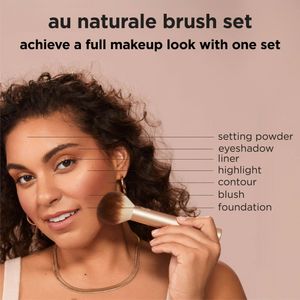Real Techniques Au Naturale Makeup Brush Kit – 5-Piece Set