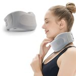 Neck Brace for Neck Pain & Support, Cervical Collar for Sleeping, Adjustable Soft Foam Neck Support, Relieves Pain and Pressure in The Spine, Office Pressure, Fatigue (M)