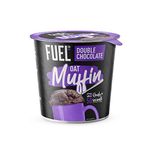 FUEL10K Double Chocolate Oat Muffin Pots, High Protein & Fibre, 52 g (Pack of 8)